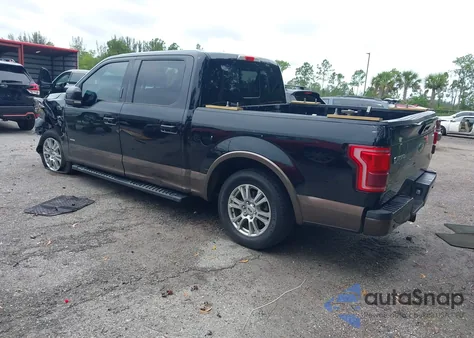 2016 Ford F150 Lariat из США, поврежденный, VIN 1FTEW1CP8GKD91982